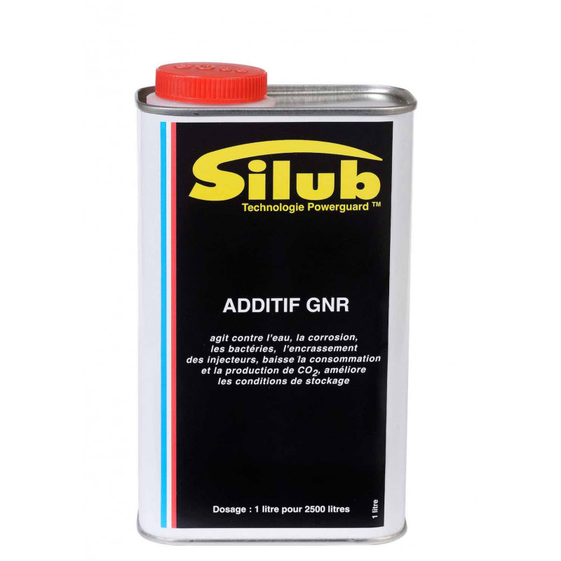  SILUB additif pour Gazole Non Routier (GNR) – 5 litres traitent  12 500 litres de GNR - Entretien injecteurs et Moteur - Baisse consommation  - Conservation Carburant.